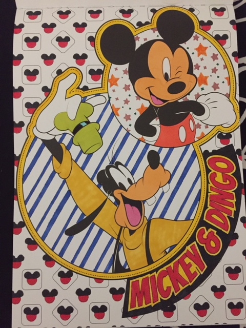 Coloriage Mickey et Dingo